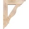 Ekena Millwork Funston Traditional Smooth Bracket w/ Offset Brace, Douglas Fir, 7 1/2"W x 28"D x 36"H BKT0806X28X36FST01SDF - alternate 2